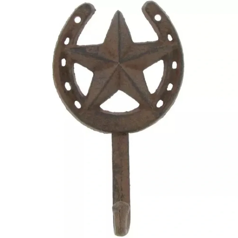 (2) Horseshoe Metal Wall Hook